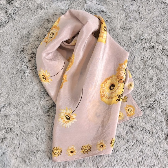 Madewell Accessories - Madewell Floral Silk Bandana Scarf